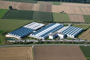  Today’s production site in Dürmentingen, with a total production area of 37,000 m² 