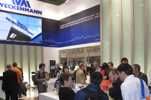  The booth of Weckenmann Anlagentechnik was very well attended too 