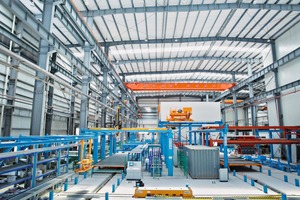  With the new precast production line, the Shanghai Baoye Group increases in 2015 the capacity of wall and floor plate production by up to 800,00 sqm 