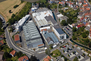  Das Werk in Hardheim. Das zweite deutsche Werk befindet sich in Külsheim  