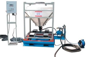  Fig. 1 Mobile metering system fitted with platform weighing scales. 