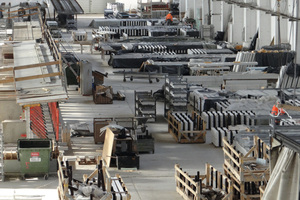  A total of 265 forms were required for producing the 12,000 precast elements  