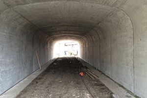  Glance into the precast tunnel 