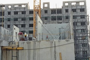  Installed elements in a major construction project in India 