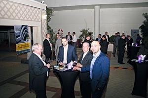  On the evening of the third day of the exhibition, many exhibitors accepted the invitation of BFT International and came together for an informal ­after-work exchange of experience in the Novotel’s outdoor area 