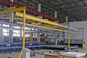  The production line concept focused on state-of-the-art circulation technology, a high degree of automation and excellent quality of the precast components 