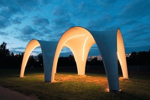  Illuminated pavilion 