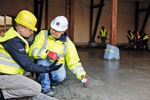  Niedrige Temperaturen machen das Bauen im Winter vor allem für Betonproduzenten zu einer Herausforderung 