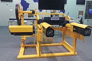  Besser concrete block machine with Advanced Servo Vibration 