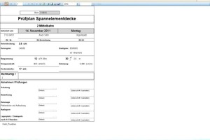  The quality control plan, a document generated in a fully automated process. Quality check for production 