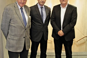  From left to right: Prof. Dr.-Ing. Prof. h. c. Dr.-Ing. E. h. Hans-­Wolf Reinhardt, Prof. Dr.-Ing. Harald ­Garrecht and Prof. Dr.-Ing. Hans-Joachim Walther 