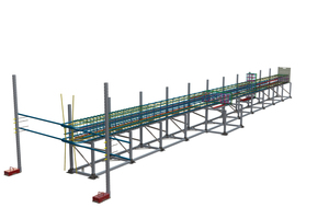  When small changes or add-ons are applied to the Jiggelo System it is possible to position the stirrups and bar marks before welding or tying  