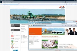  Abb. 8 Das Internet bietet Synergie-Effekte: Mitgliederverzeichnis-Link eines Verbandes auf die eigene Homepage… (Unternehmerverband Mineralische Baustoffe/Romey Baustoffwerke). 