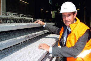  Fig. 1 The Managing Director of Cemex Beton-Bauteile Michael Saphörster.  