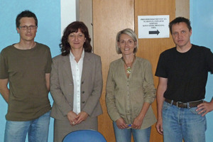 Aleš Kobolt, Engineer, Biserka Šepec, Sales Director, Sandra Kamnik, Export Manager and Andraž Slivnik, Engineer (from left to right) 