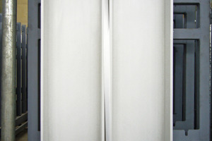  The HPC façade panels were made with white cement and fiberglass  