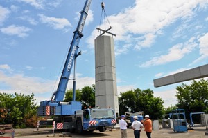  Prototyp eines Turmbauwerks aus Doppelwandelementen mit einer Höhe von rund 16,0 m 