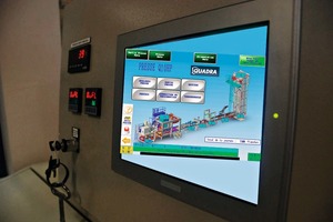  The production line has been commissioned with a high-end control software ­designed by Quadra, which displays the complete plant 