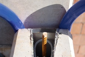  Fig. 3 FDS joint pressure formwork and grouting with VS-Pagel® casting mortar. 