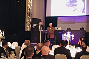  Karl Rampf invited the many ­attendees of the anniversary event to embark on a journey through the 90 years of history of this long-­established German business 