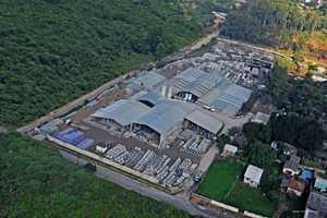  Aerial photograph of the precast plant operated by D’Agostini Indstria de Concreto Ltda. in Porto Alegre. The company will move to new premises soon 