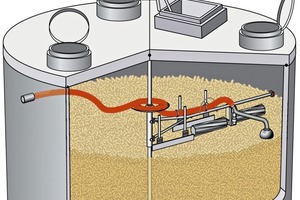  The trade show stand will also feature a pellet storage container  