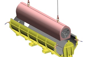  → 2 PerfectPipe – production in vertical position, demolding process ­including socket inserts  