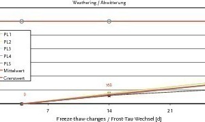  Fig. 8 Surface scaling of the grade C 40/50 concrete 42/08 concrete grey. 