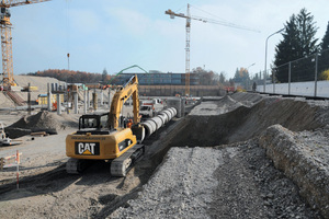  Gemeinsames Konzept: Auf Basis des Werkstoffes Beton entwickelten die Baupartner eine ideale Lösung für die aufwändige Herstellung des Lüftungskanals 