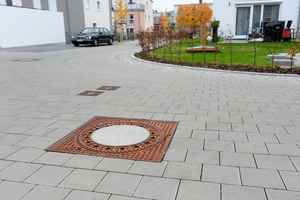  Only square manhole covers: To prevent too much cutting, the planners in Nuremberg avoid rounded edges  