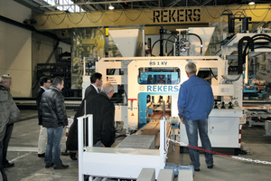  One of Rekers’ new developments is the RS 1 KV block machine 