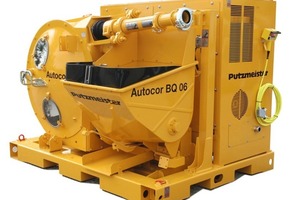  Fig.1 The Squeeze pump Autocor BQ 06 for the use in precast plants. 