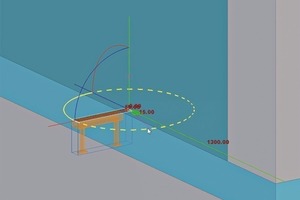  Drawing auxiliary lines, circles, dots and positioning user-defined parts is simplified 