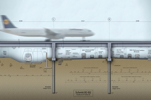  Cross-section of the frame structure  