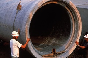  Fig. 2 Concrete pipes in construction of power station s. 