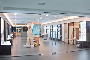  View into the Remmers Gallery at the company headquarters in Löningen 