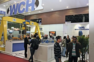  The German plant engineering company Weckenmann shared the stand with its Brazilian cooperation partner WCH Weiler C. Holzberger, the same as last year 