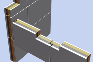  Fig. 4 The new wall module includes various shell thicknesses, heights, corner details, joints etc. 