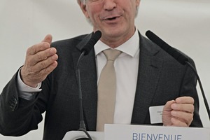  <div class="bildtext_en">As a representative of the French precast industry on the Cerib Board, Philippe Gruat welcomed attendees of the Expertise and Construction Day</div> 