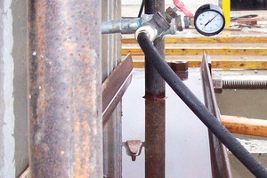  Figure 2 Hydrostatic testing of the precast culvert assembly was conducted by an independent agency at Garden State Precast’s New Jersey facility. 