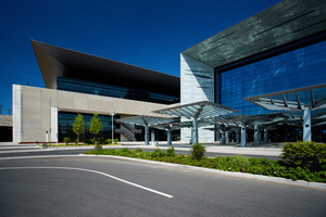  The entry of hall 11 of Messe Frankfurt

 