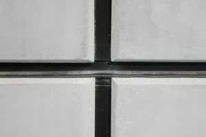  Fig. 5 The single components were then individually installed and the joints were closed in a permanently elastic way.  