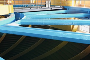  The channel system was also refurbished and given a new, blue coating  