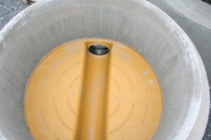  Fig. 6 Another specific element: manhole base with channel of plastic. 