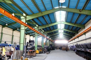  Interior view of the production hall of SH Stonetec in the industrial zone of Isfahan 