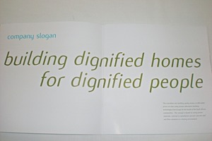  Fig. 1 The mission: Building dignified homes for dignified people uses. 