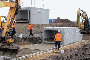  Box culverts were equipped with dry-weather channels and structures for amphibians 