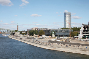  → Rhine Boulevard – view of the Deutzer Brücke 