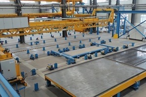  The new factory in Shenyang is furnished with different compacting units for all ­possible element types 