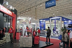  … exhibitors from Central Europe and North America were represented: such as Hilti and Columbia 